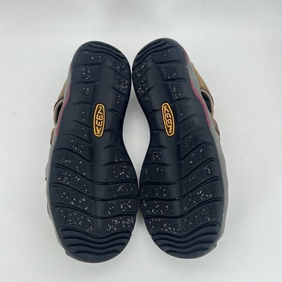 Keen Kanyon Slip on Sandal Men Faux Leather Waterproof Brown 1248-BOBD Size 10 main image 6